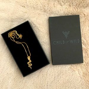 Child of Wild Gold Cobra Necklace
